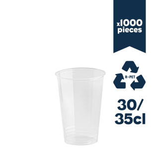 Gobelets R-PET 30cl (12oz) 1000pcs