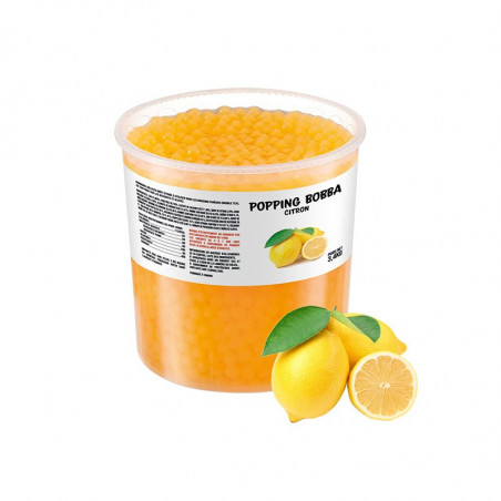 Perle de fruit citron 3,2kg pour bubble tea