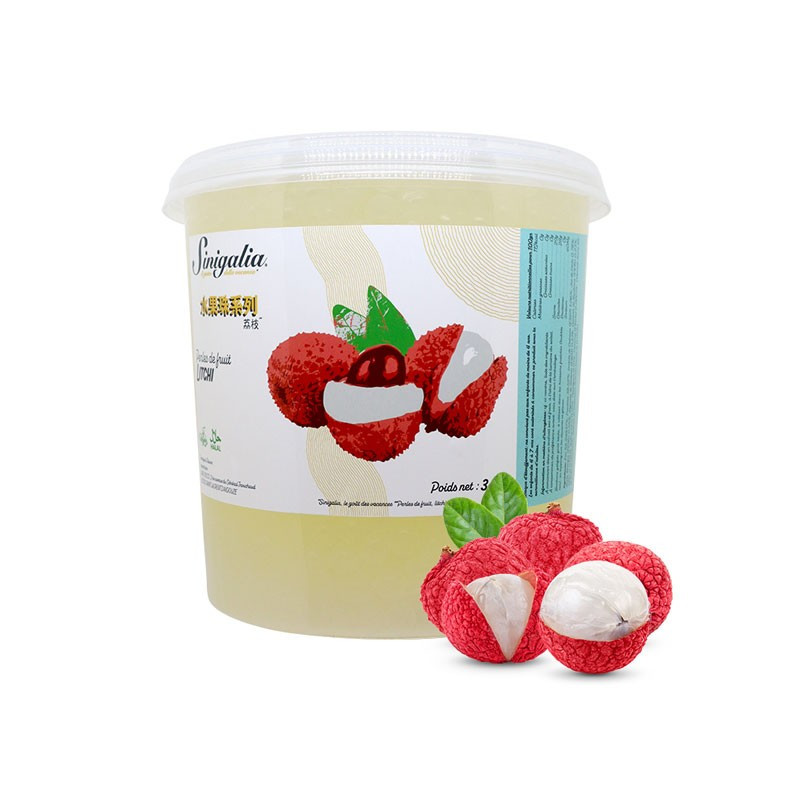 Perles de fruit - Litchi - 3,4kg - Bubble tea - Popping Bobba