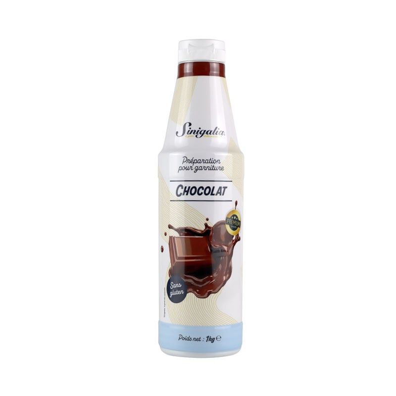Coulis premium Chocolat Sinigalia (Bouteille 1kg)