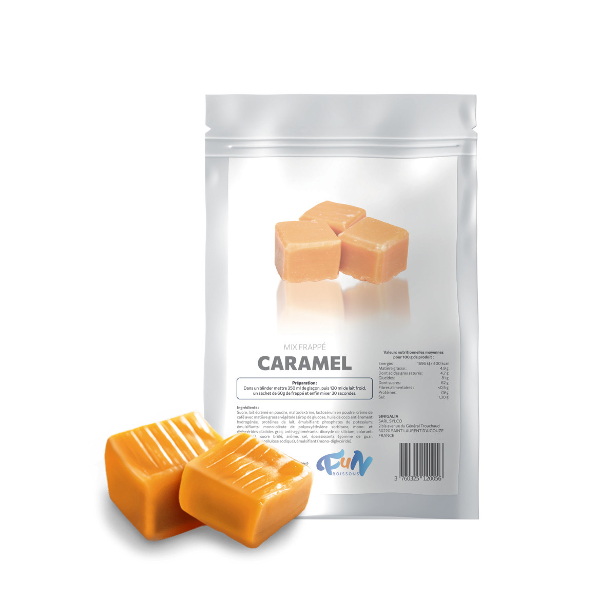 Mix pour frappés - Sinigalia - (Carton 60x60gr)