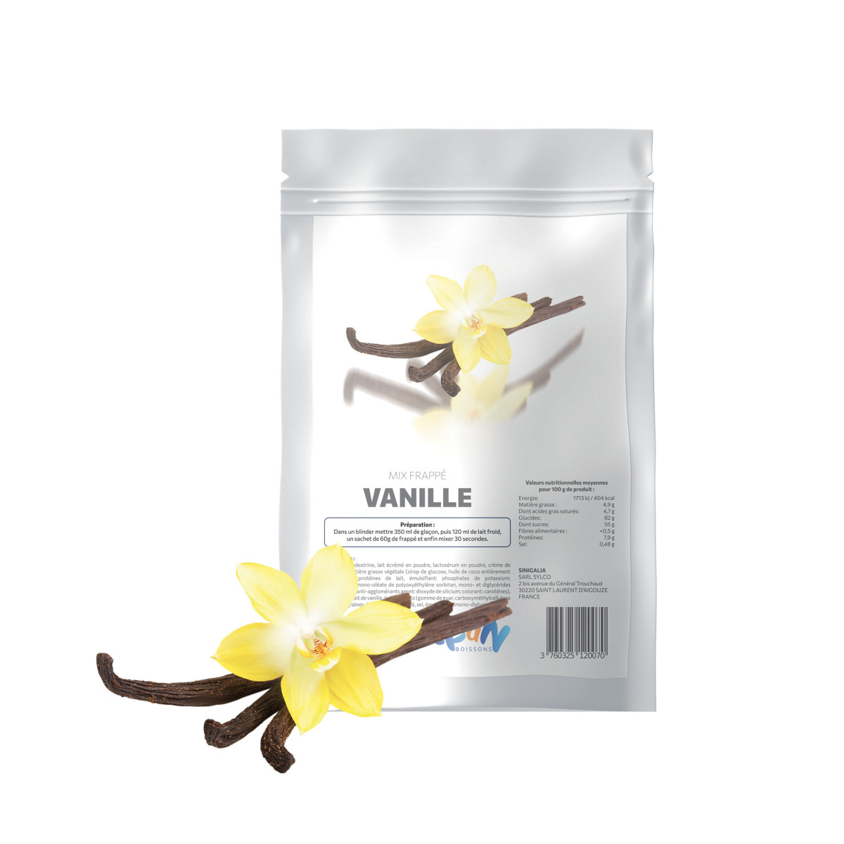 Mix pour frappés - Sinigalia - (Carton 60x60gr)