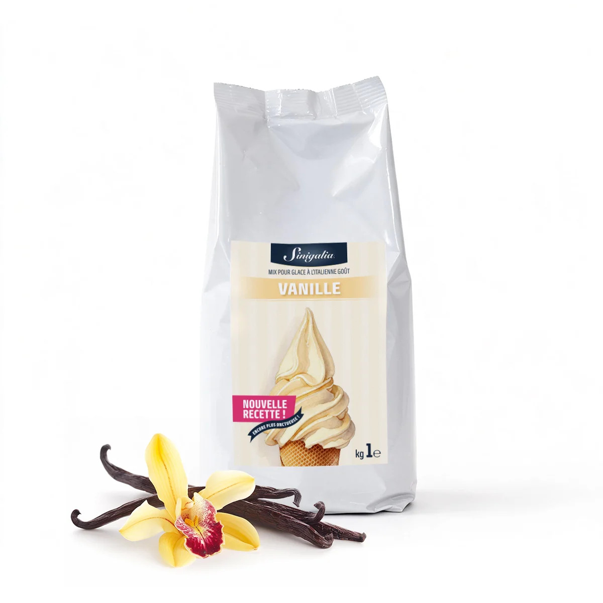 Mix Glace Italienne Vanille Sinigalia – 1 kg Pro