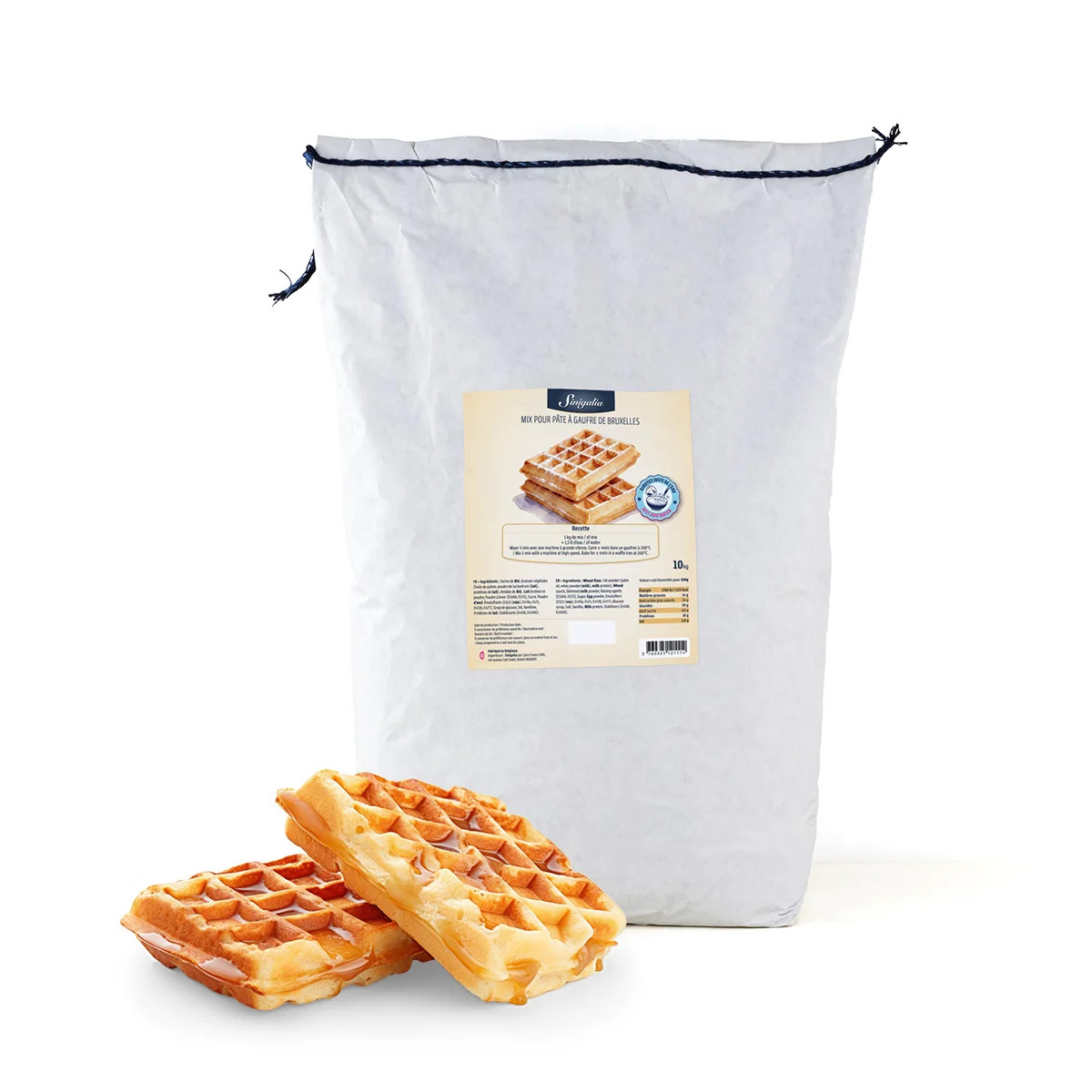 Mix gaufres de Bruxelles 10 kg – Pour professionnels