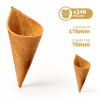 Cornets Barquillos 70mm 250 pcs Pro | Produit A Glace