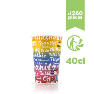 Gobelets carton 40cl (16oz) 1260pcs