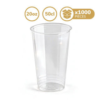 gobelet rPET 50cl 20oz avec tailles et quantités