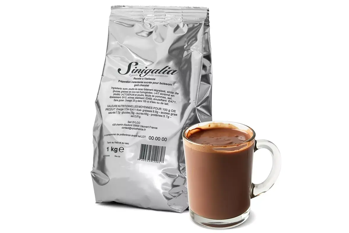 Mix boisson chaude goût chocolat recette à l'italienne — visuel à venir