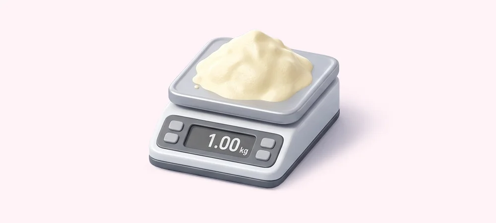1 kg de mix à glace