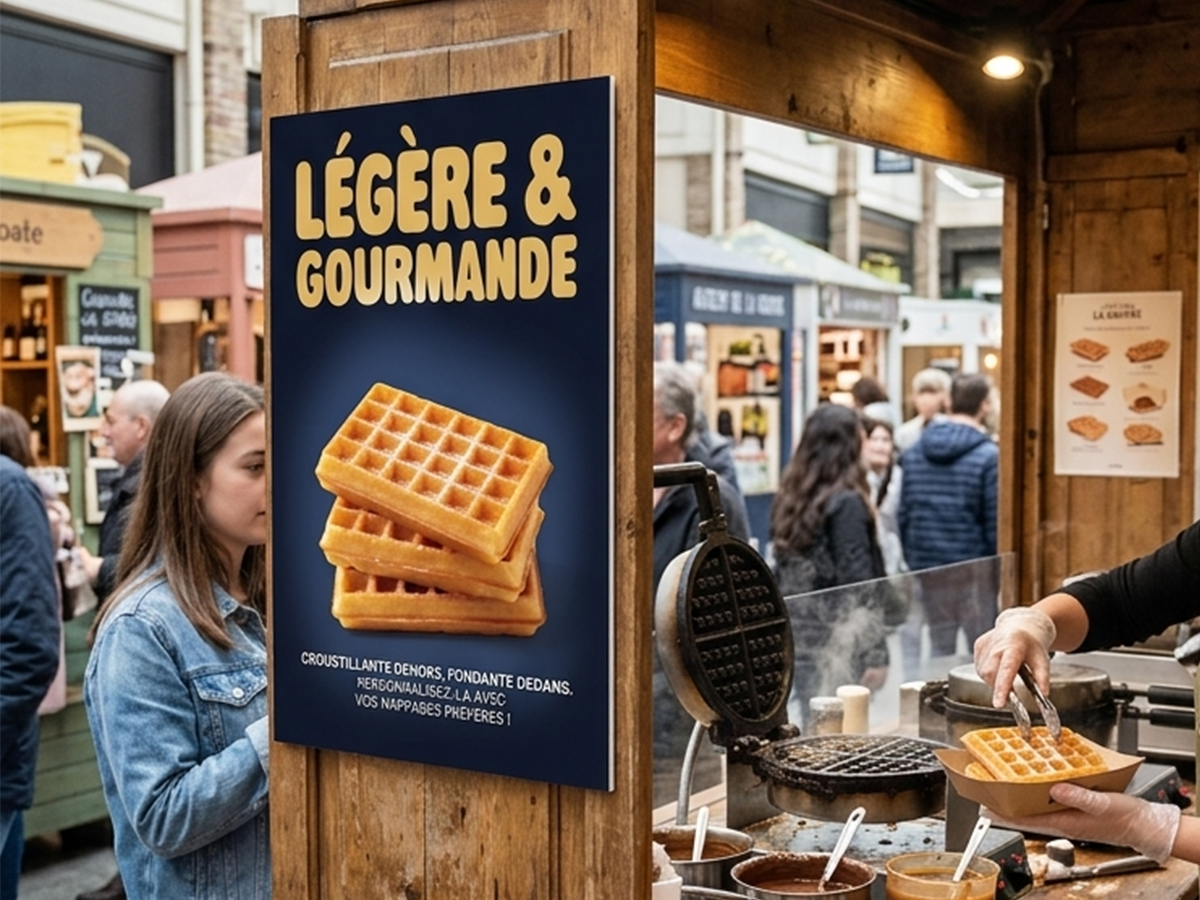 Accessoires et contenants pour gaufres de Bruxelles
